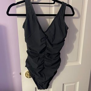 Karla Colletto Ruch-Front Underwire One-Piece Grey, size 14